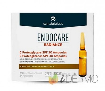 ENDOCARE RADIANCE C PROTEOGLICANOS SPF30 AMPOLLAS